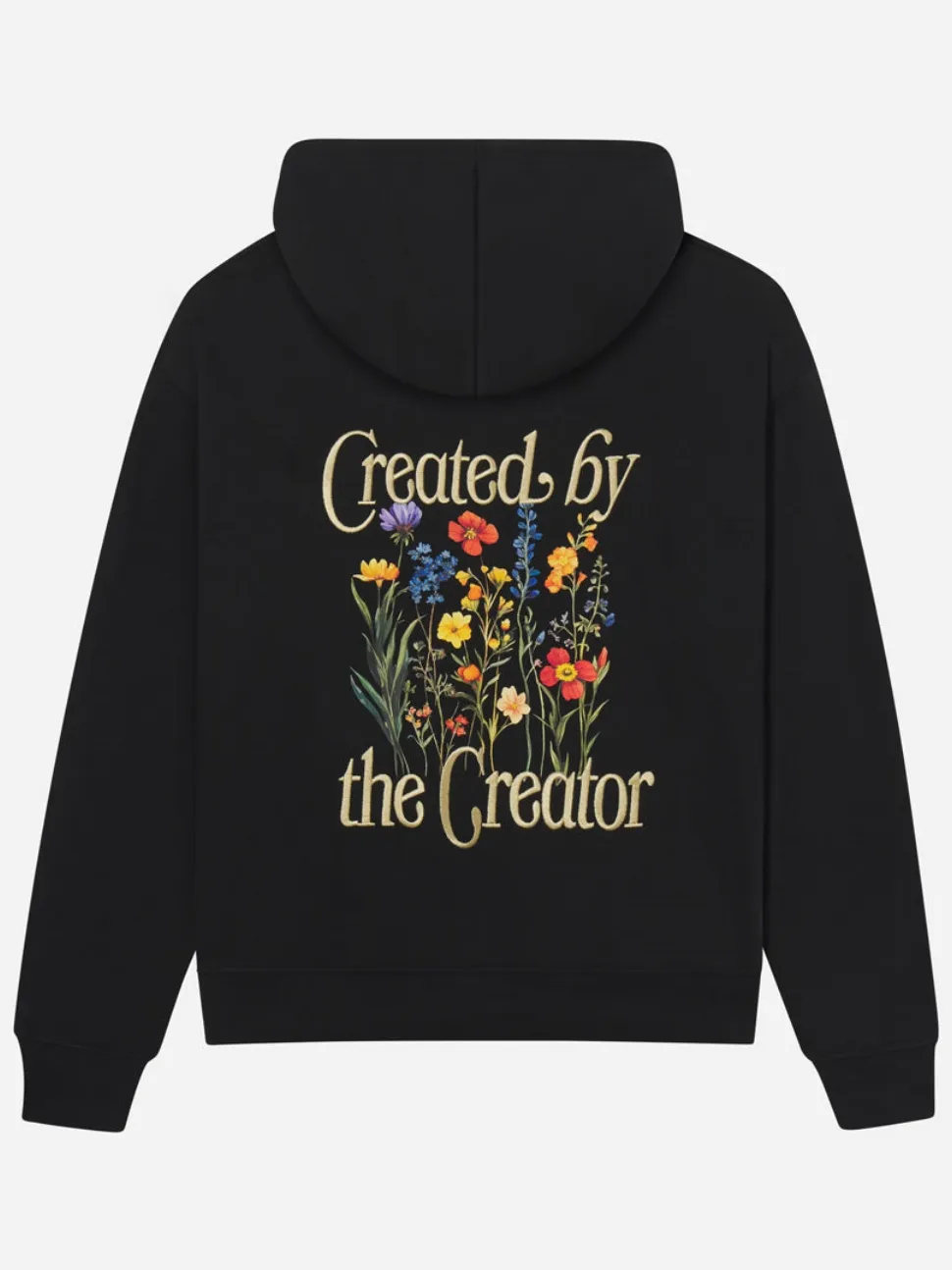 Women's Chic Minimalist Slogan Hooded Long-Sleeve Sweatshirt