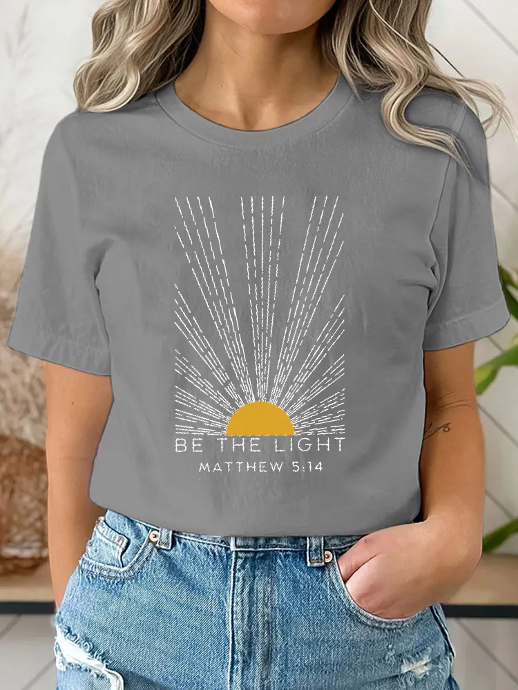 Be The Light Matthew Shirt, Inspirational T-Shirt, Christian Outfit, Faith Tee