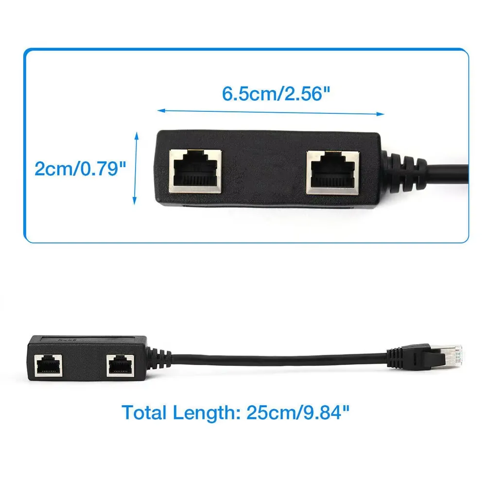 3 In 1 LAN Ethernet Splitter