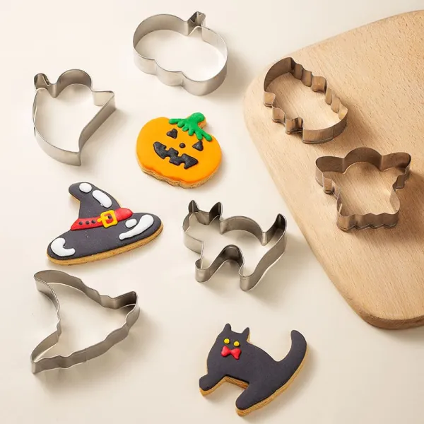 Halloween 2026 Stainless Steel Cookie Cutting Tool Set