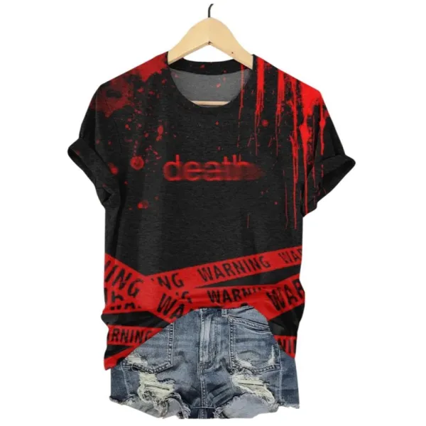 2025 Halloween Gothic Halloween Art Print Printed T-shirt