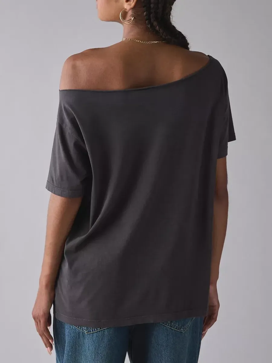 Women's Rock Style Pure Cotton T-Shirt