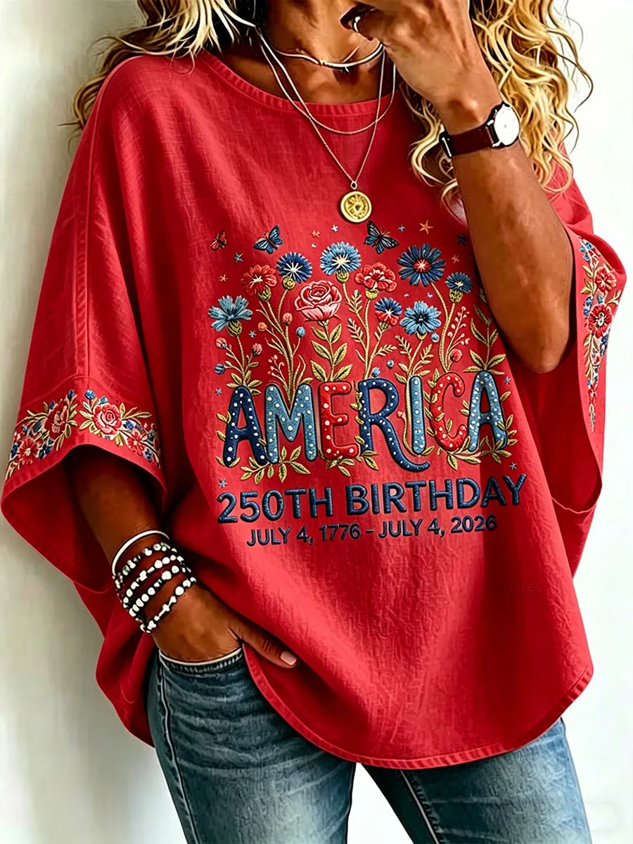 Women's 250th Anniversary Loose Top