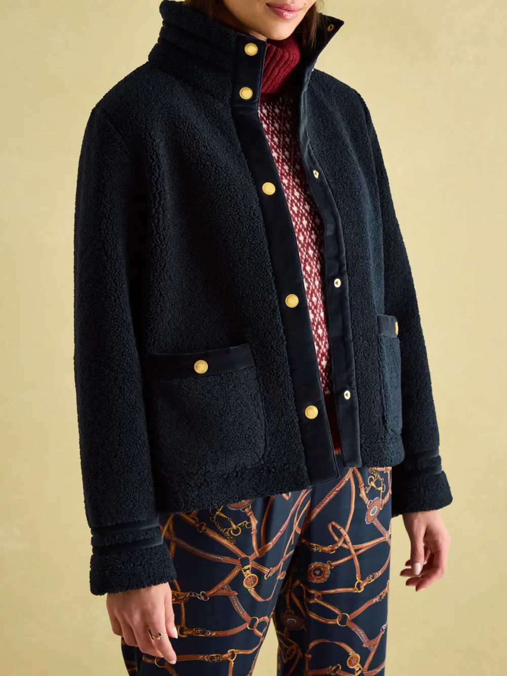 Navy Fleece Jacket
