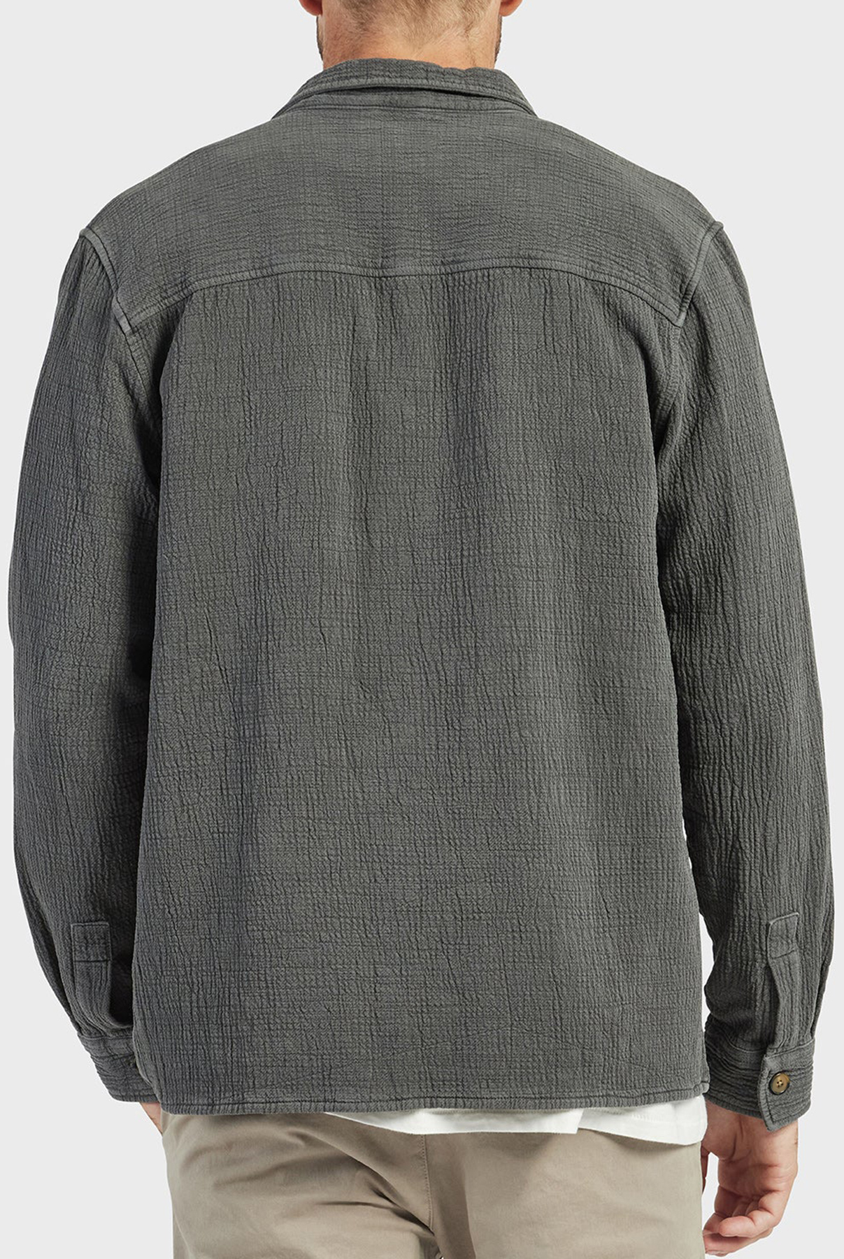 Charter Overshirt-Titanium grey