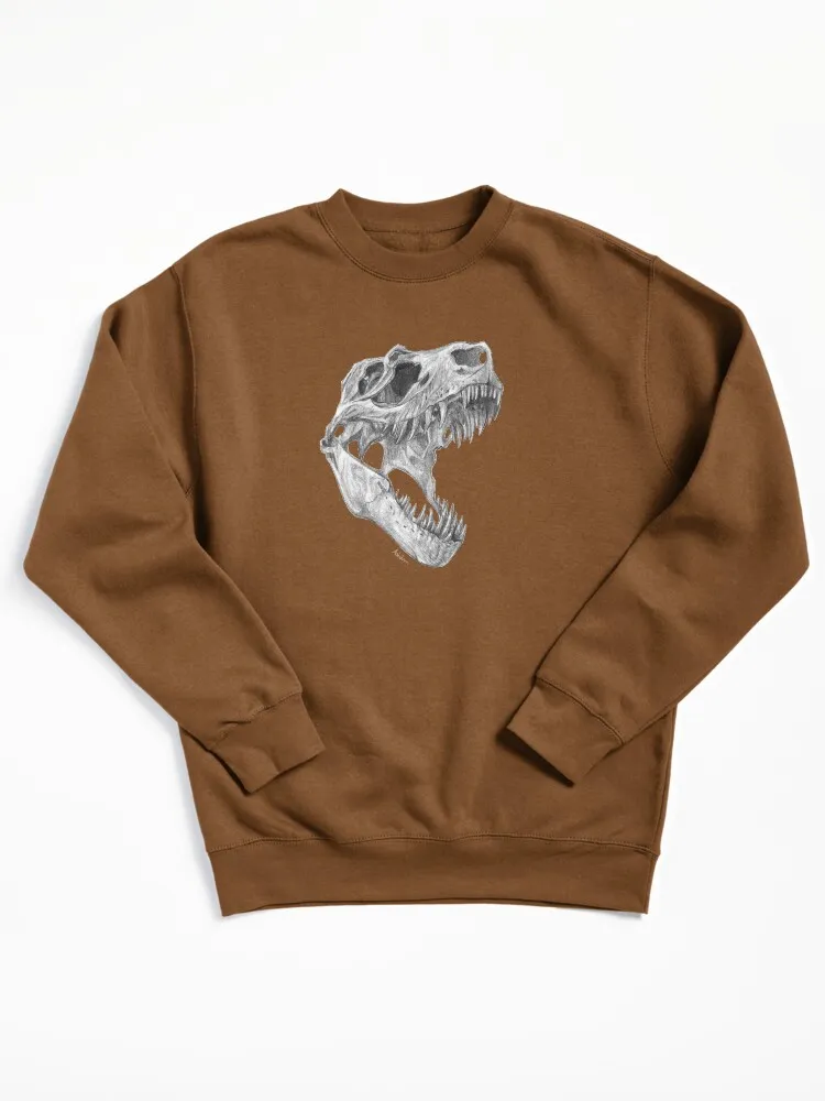T-rex Skull Pullover Sweatshirt