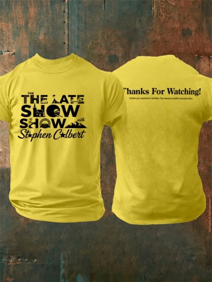 Men's Last Show Lover Print T-Shirt