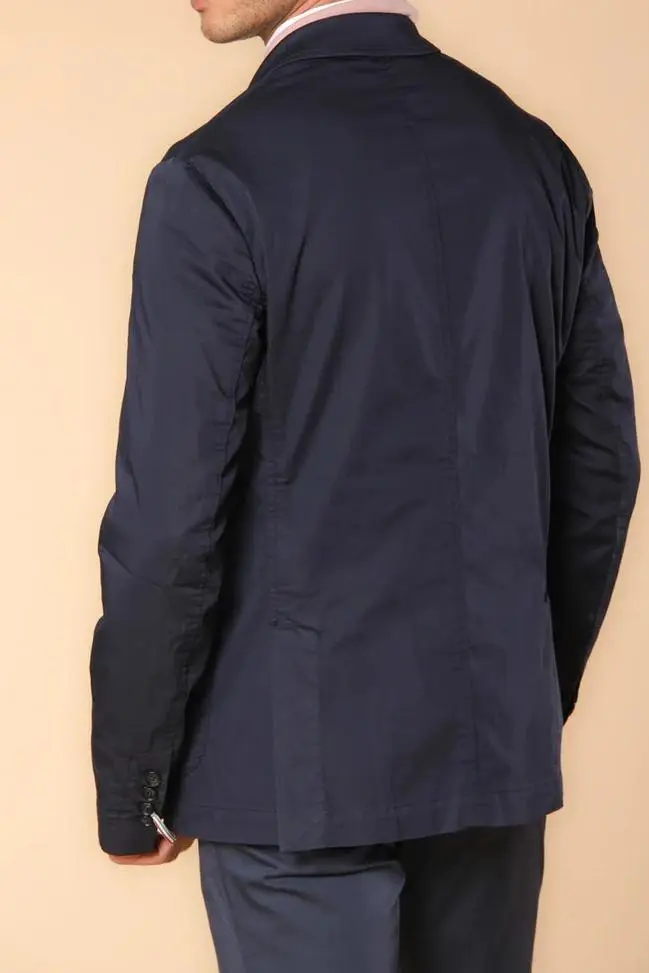 Men's Business Casual Fashion Navy Blue Blazer