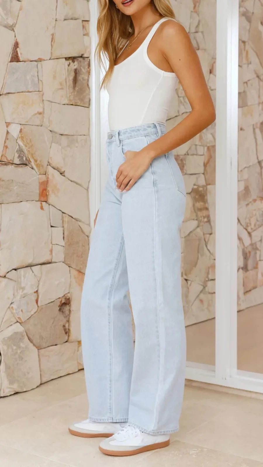 High Baggy Fit Jeans