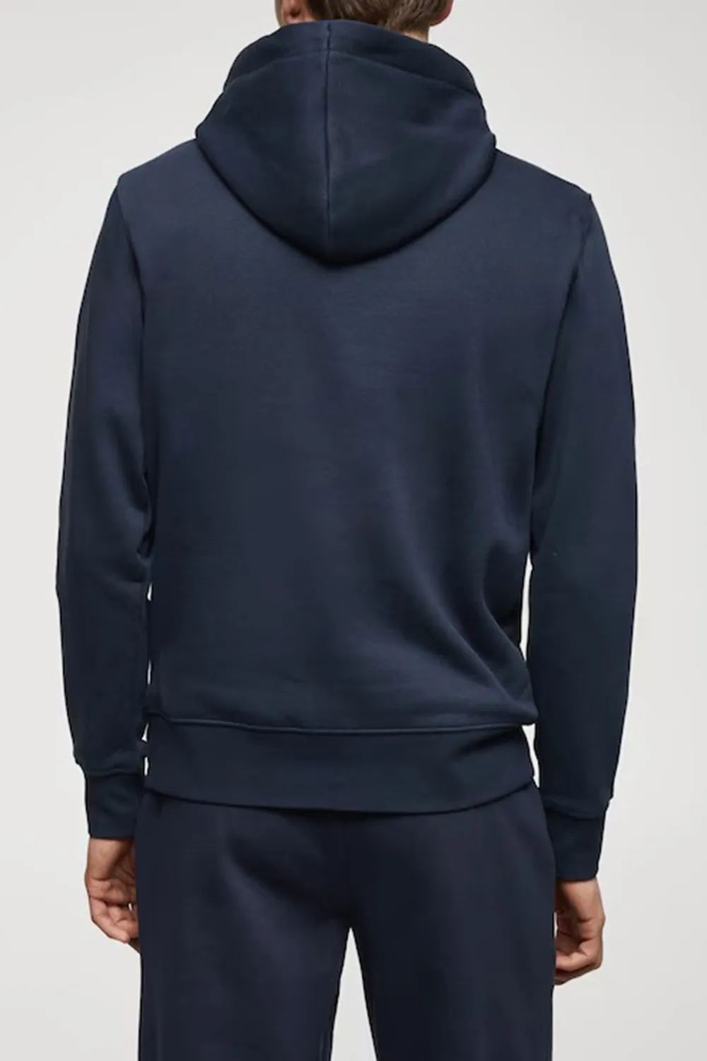 Solid Color Front Pocket Casual Hoodies