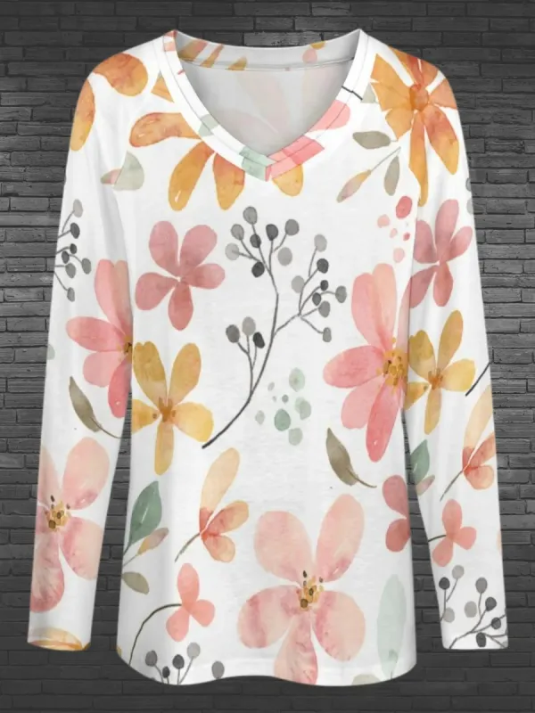 Watercolor Floral T-Shirt