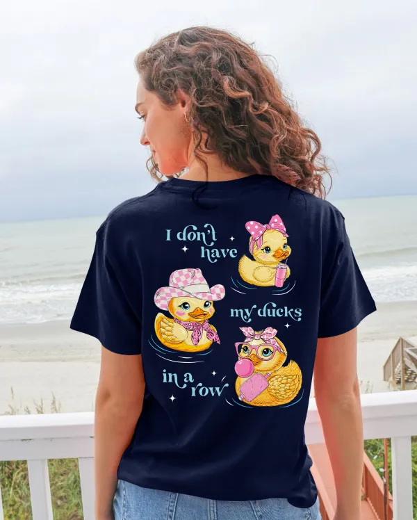 Women's Duck Graphic Back Print Tee