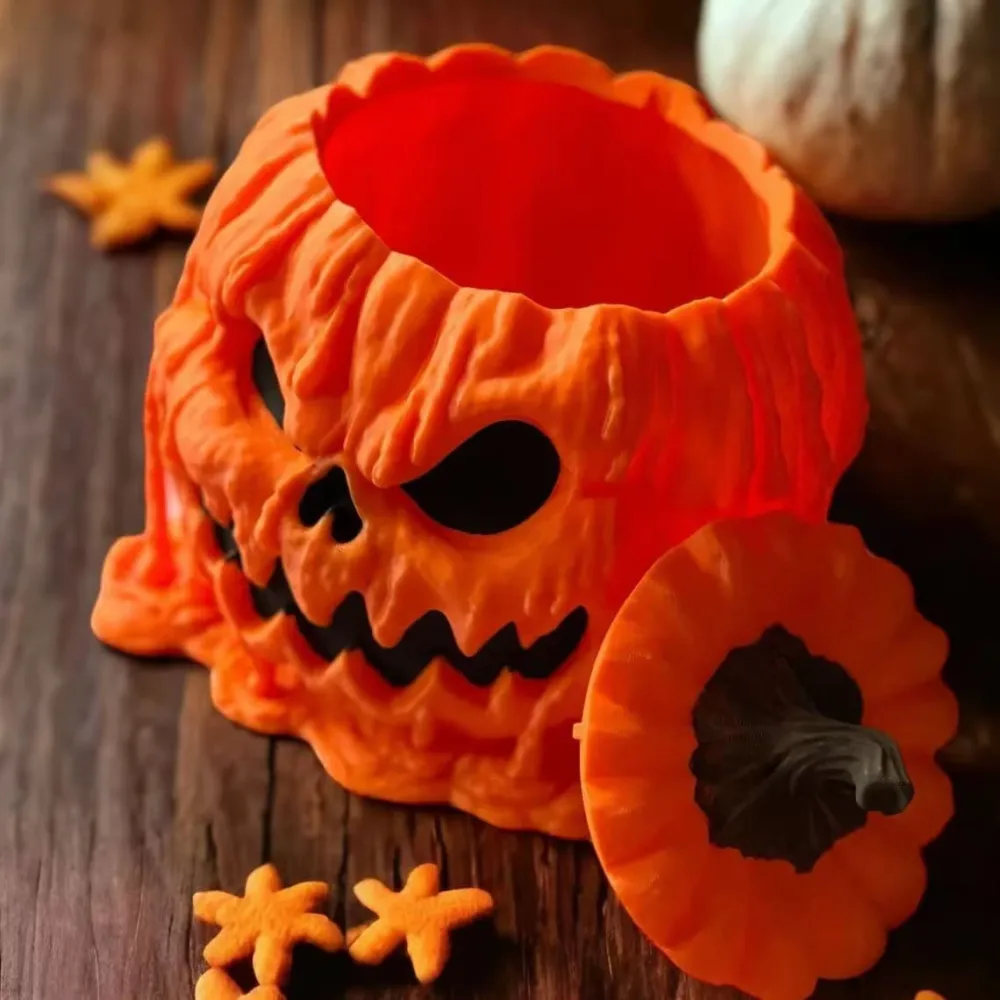 Halloween Pumpkin Head Candy Bowl