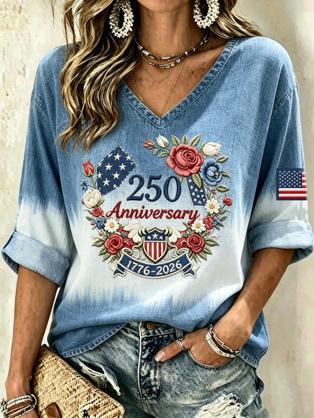 250th Anniversary Women's Printed T-shirt in the United States