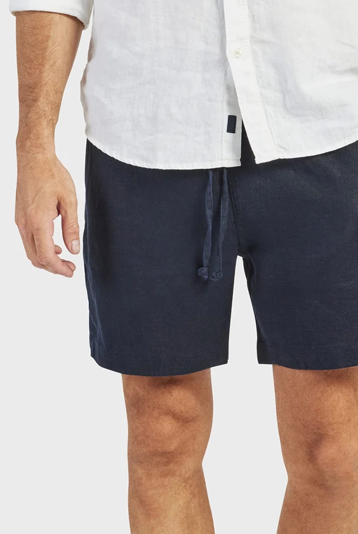 Riviera Linen Short- Navy