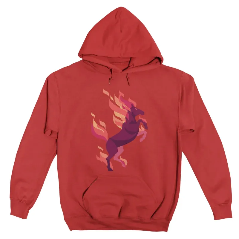 Fire Horse Pullover Hoodie