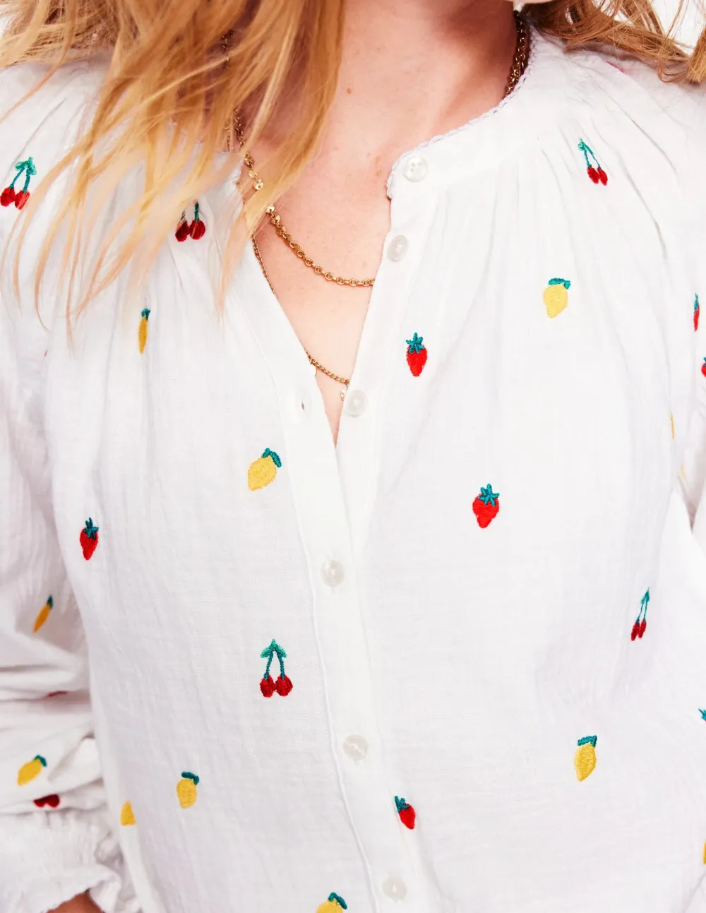 Evie Casual Double Cloth Top
