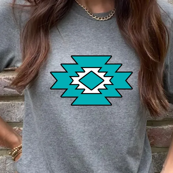 Everyday Abstract Pattern Graphic Tee
