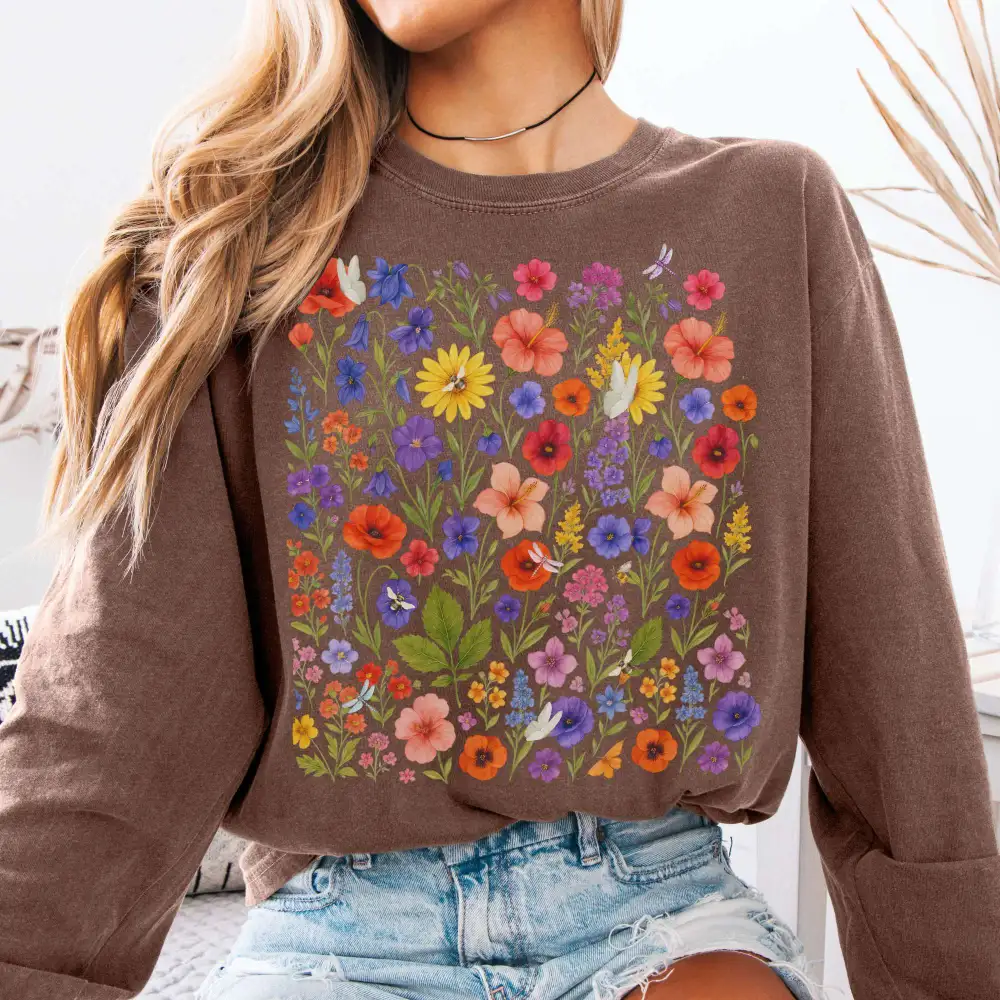 Wildflowers Long Sleeve Shirt