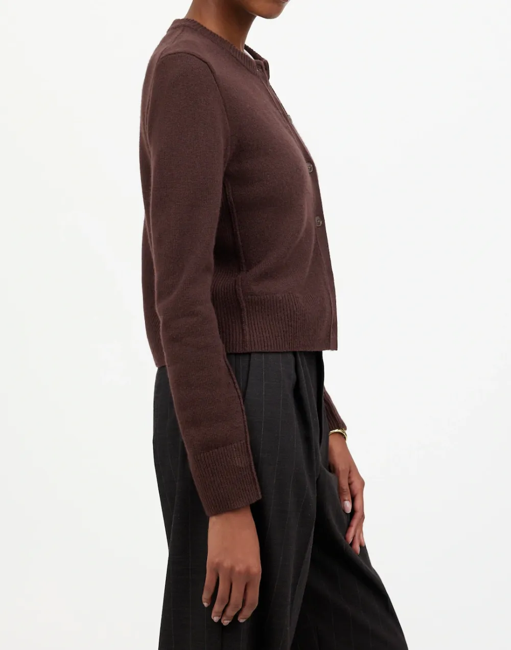 Cashmere Button-Front Cardigans