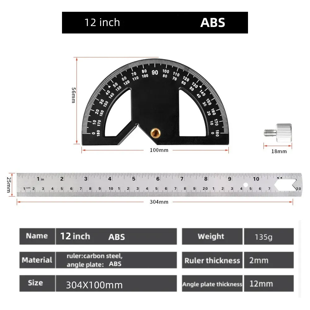 Woodworking Multi-Purpose Angle Ruler