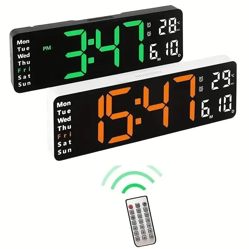 Brightness Adjustable Wall Clock