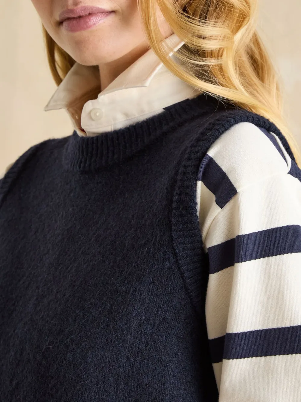 Cracking Navy Intarsia Jumper