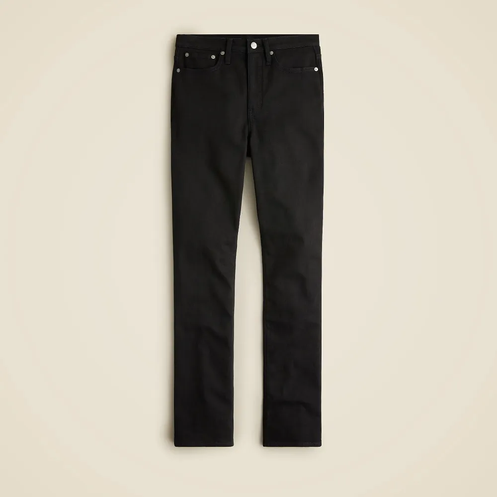 High-Rise Straight Jeans Semi-Stretch