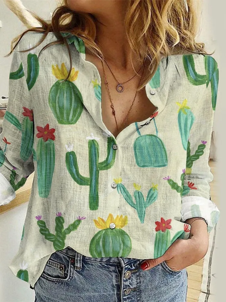 Painted Cactus Casual Shirt