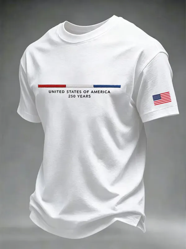 Men's USA Print T-Shirt