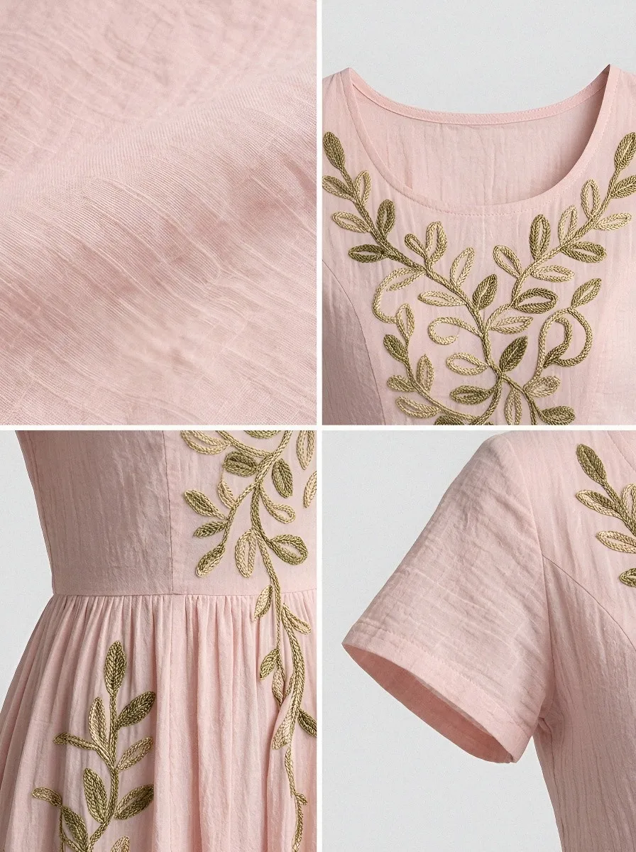 Women's Breast Cancer Awareness Floral Vine Printed Top