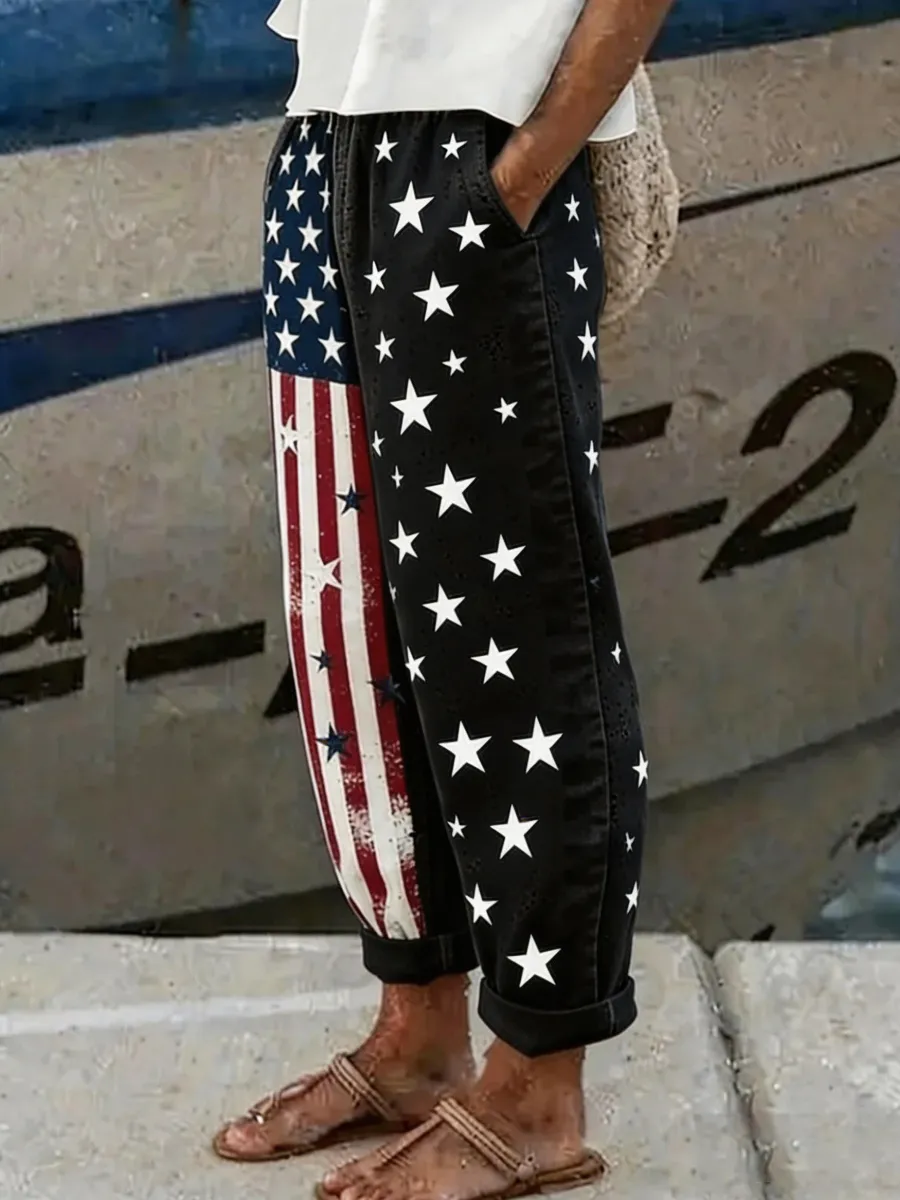 U.S. 250th Anniversary Linen Trousers