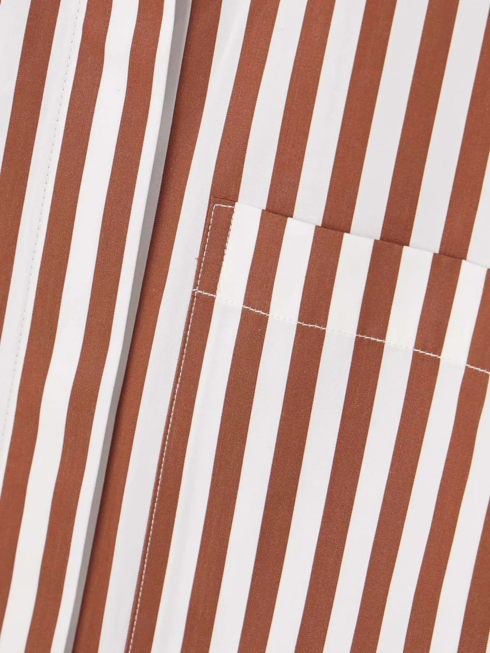 Striped Long Sleeve Shirt Dress