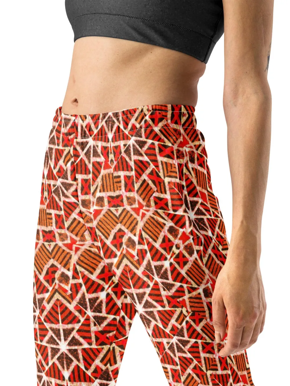 Boho Floral Pattern Trousers