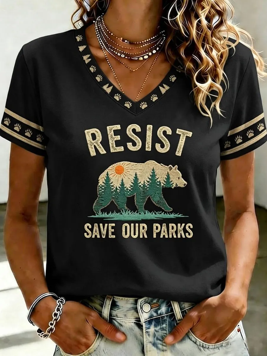 Women's Protect Our Forests Print T-shirt