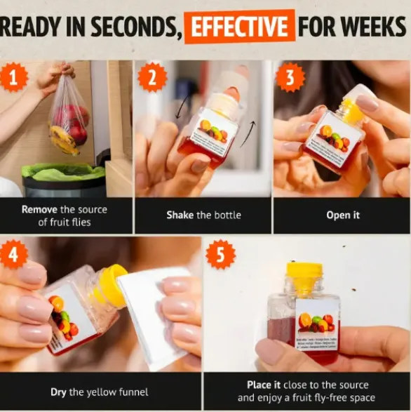 Fruit Fly Trap - Environmentally Responsible Fruit Fly K ille