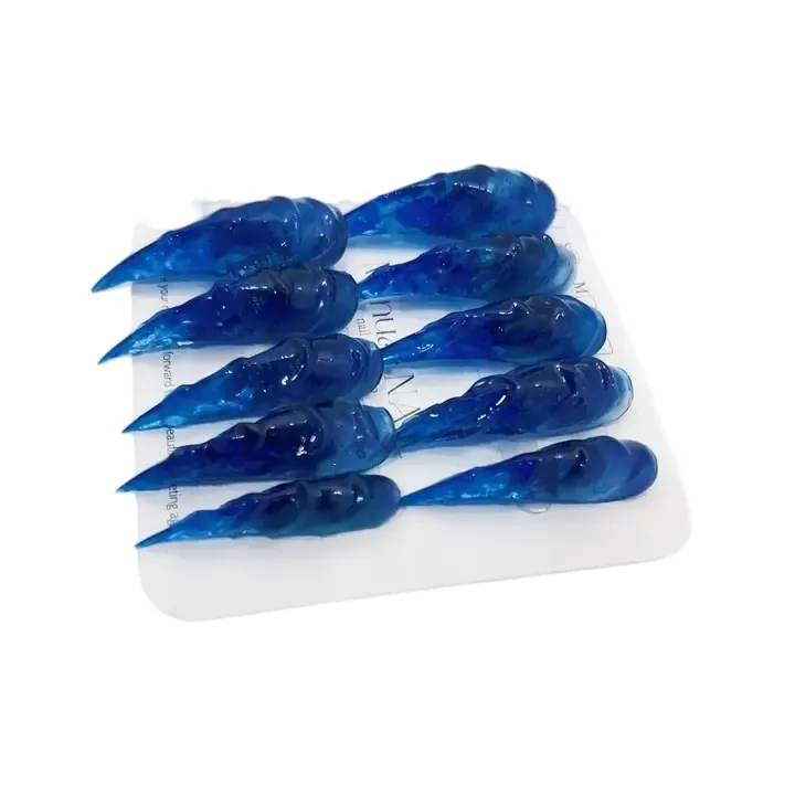 Nailhour Nezha Sky Rift Dragon Claw Handmade 10pcs Stiletto Press On Nails