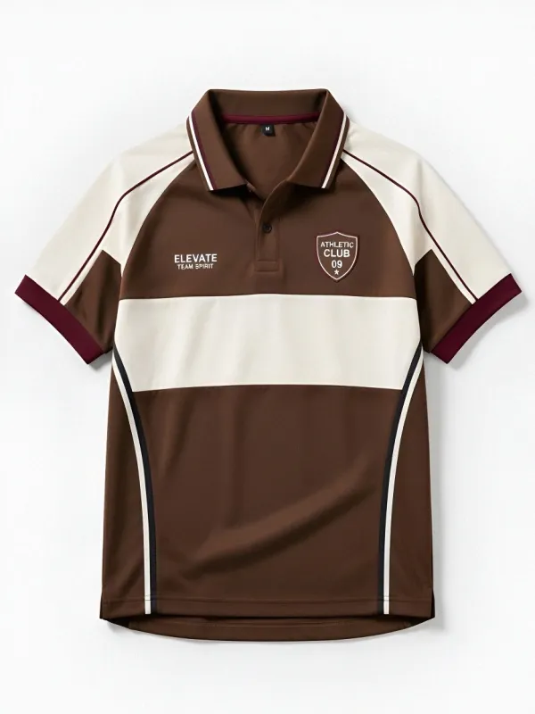 Men's Athletic Club 09 Team Spirit Printed Polo Shirt