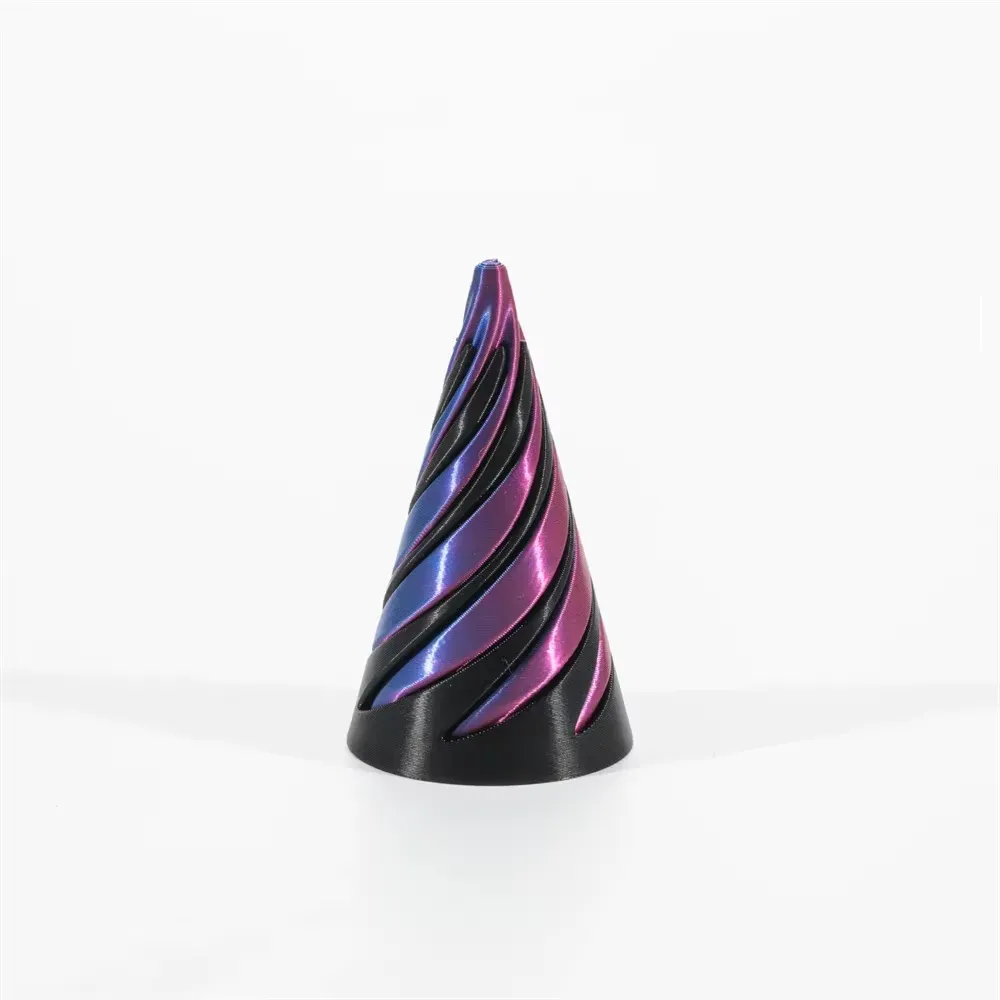 3D Printed Spiral Cone Toy Impossible Pyramid