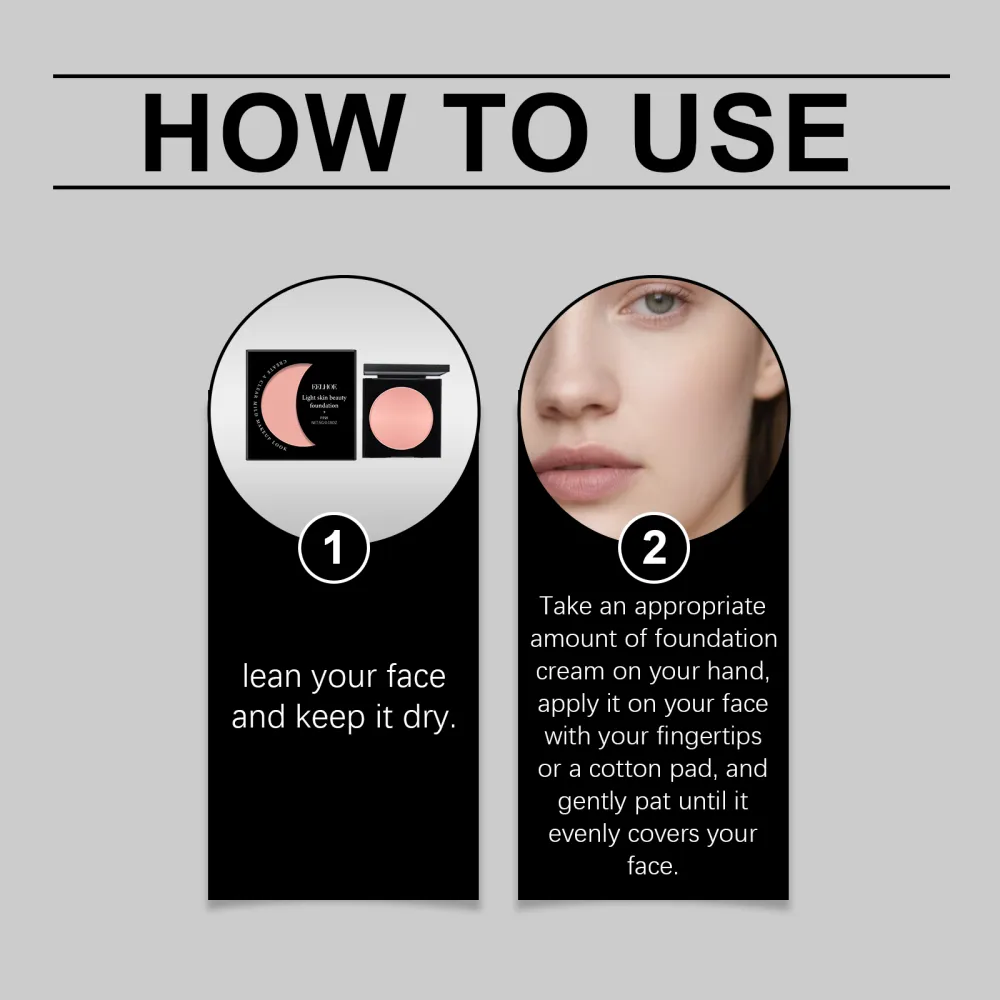 Pink hydrating concealer foundation cream