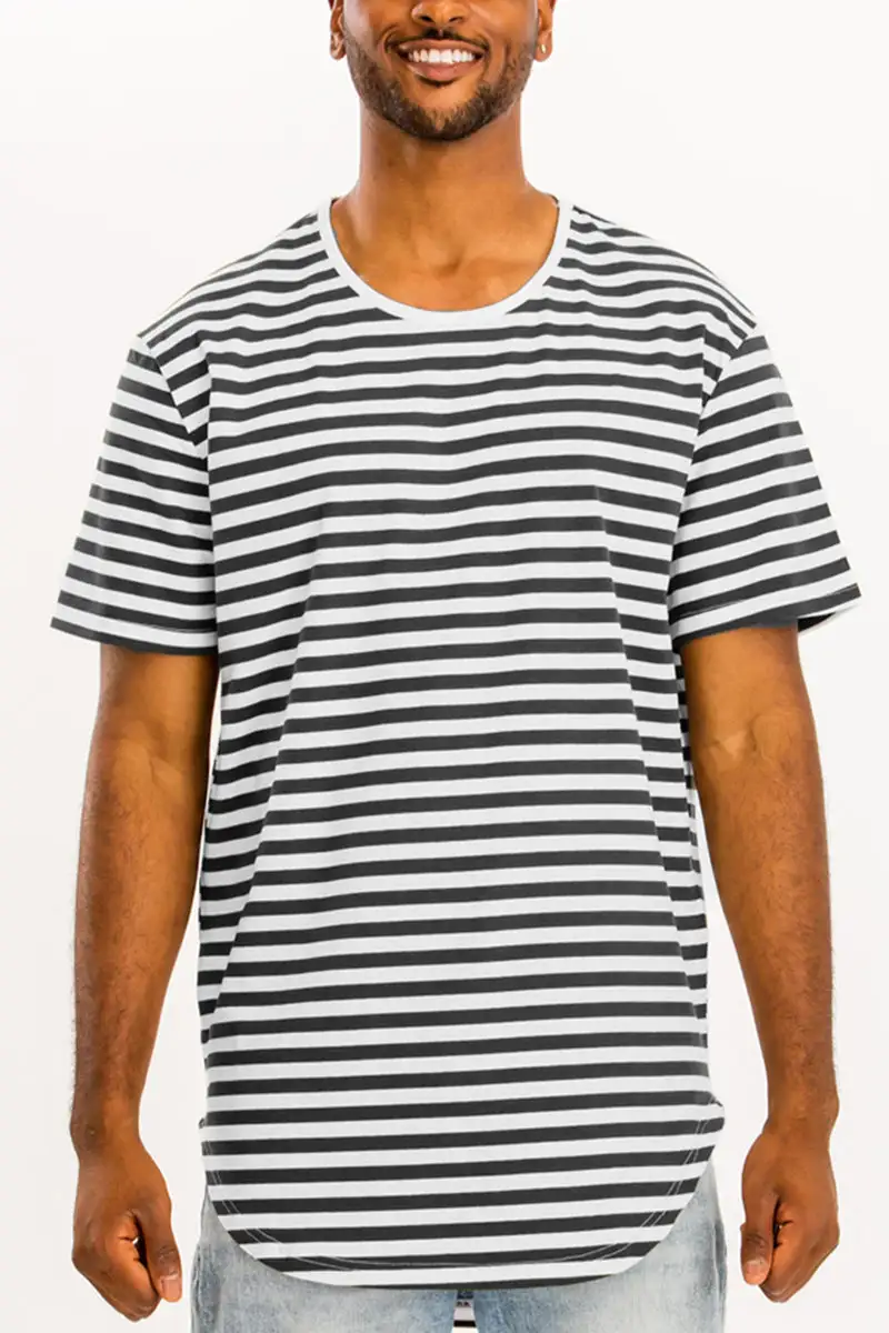 Black White Striped T-Shirt