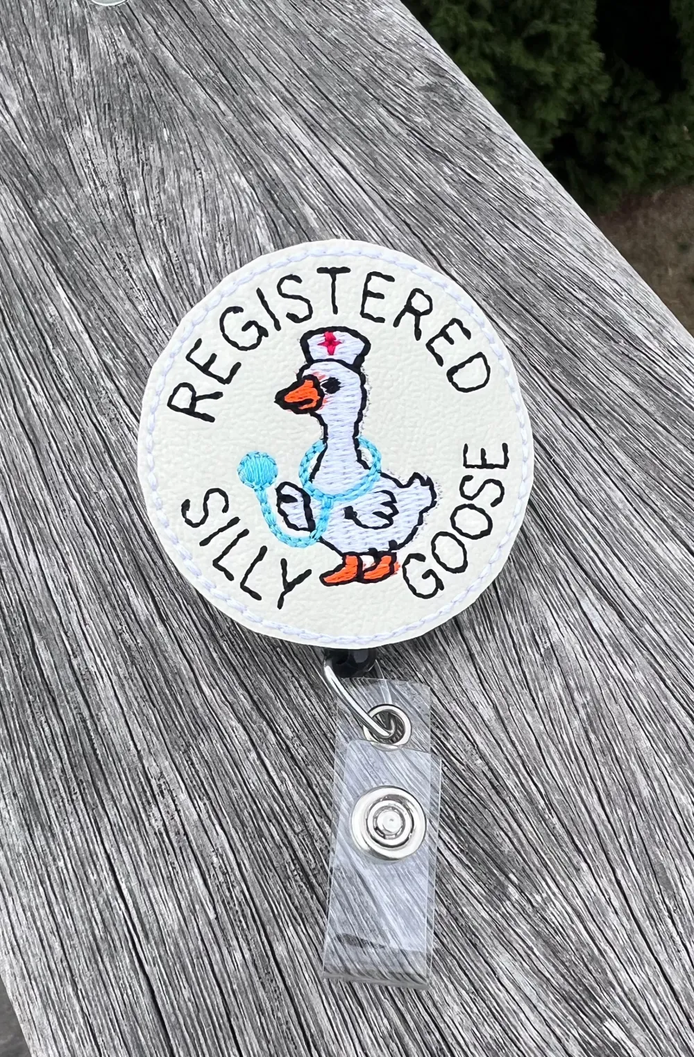 Registered Silly Retractable Badge Reel