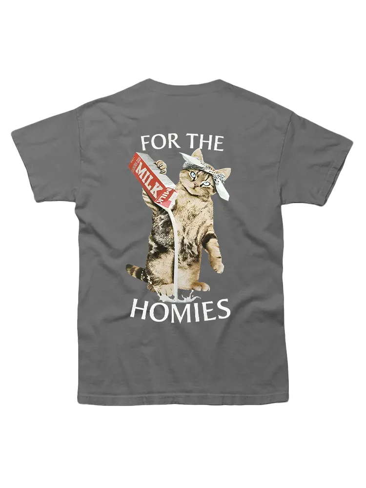Cat Kitten Small Logo T-Shirt