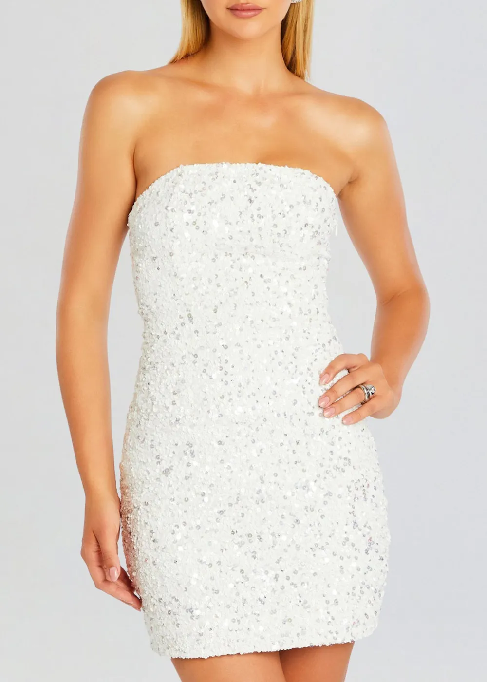 Skinny Sequin Dress