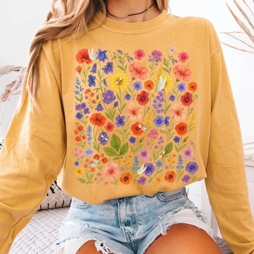 Wildflowers Long Sleeve Shirt