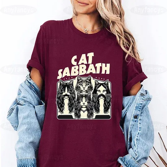 Sabbath Funny Cat Unisex Shirt