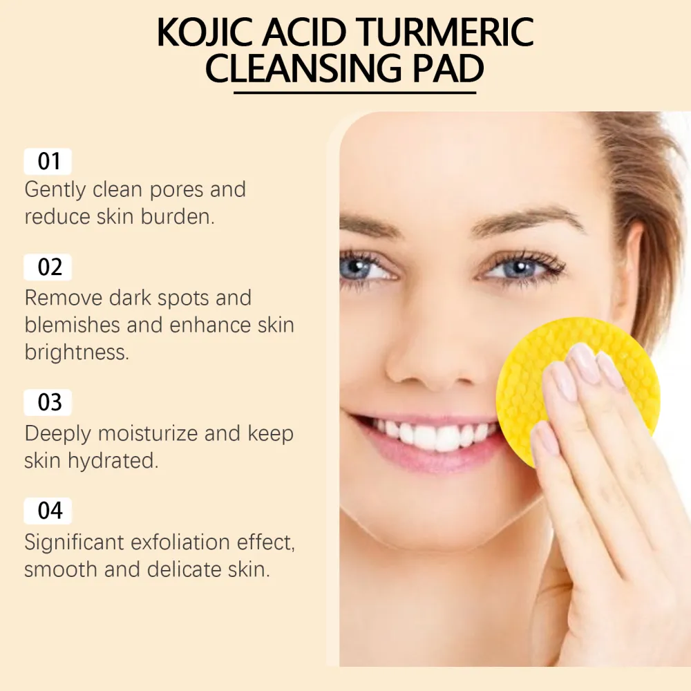 Turmeric Tricarboxylic Acid Cleaning Cotton Pads