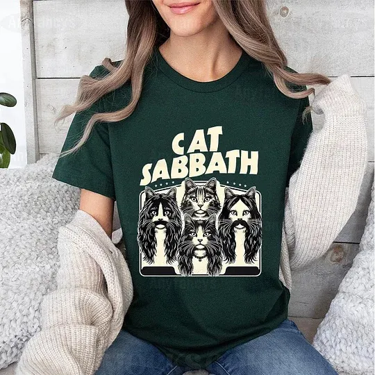 Sabbath Funny Cat Unisex Shirt