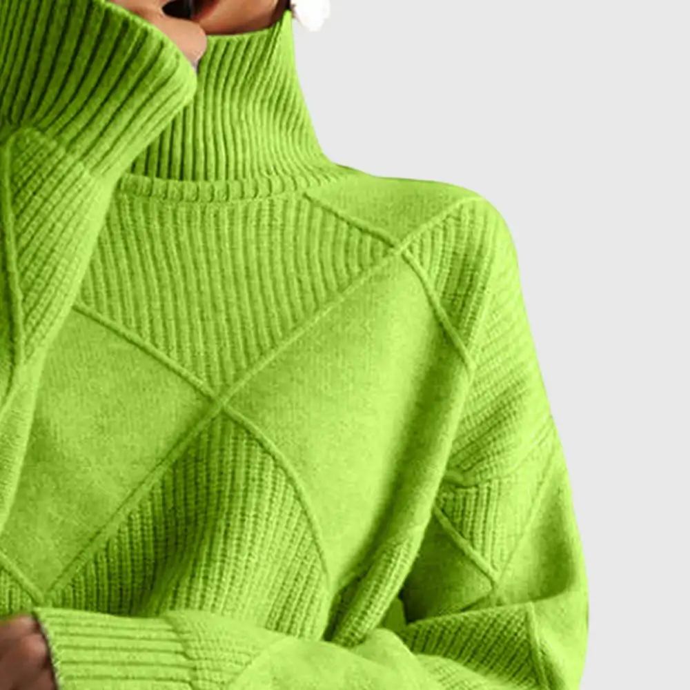 Classic Turtleneck Knit Sweater