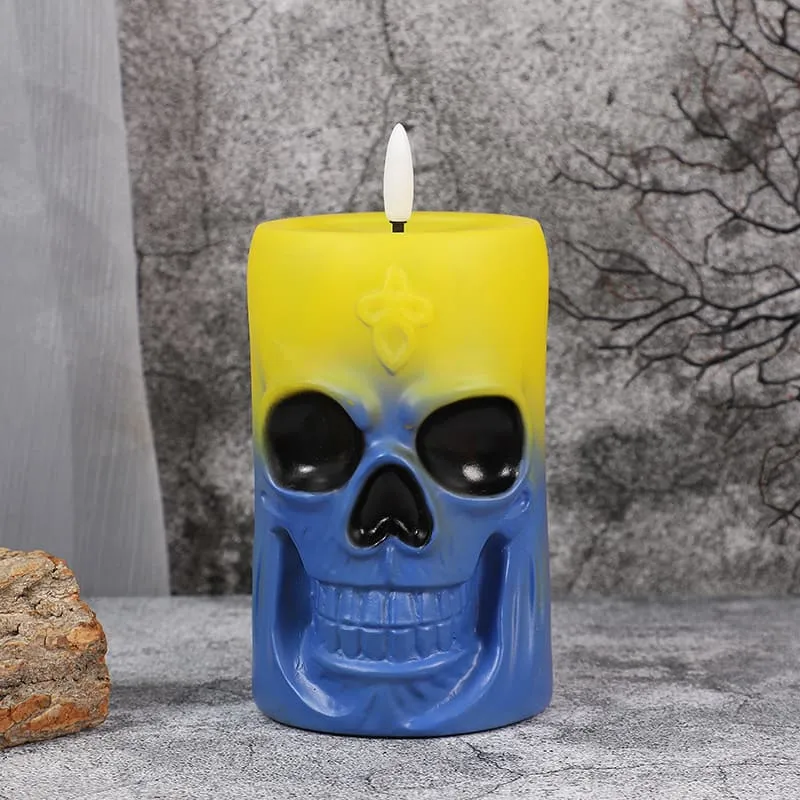 Halloween Funny Hand Skull Pumpkin Flowing Props Scene Decorations